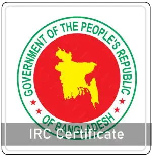 IRC Certificate In bangladesh